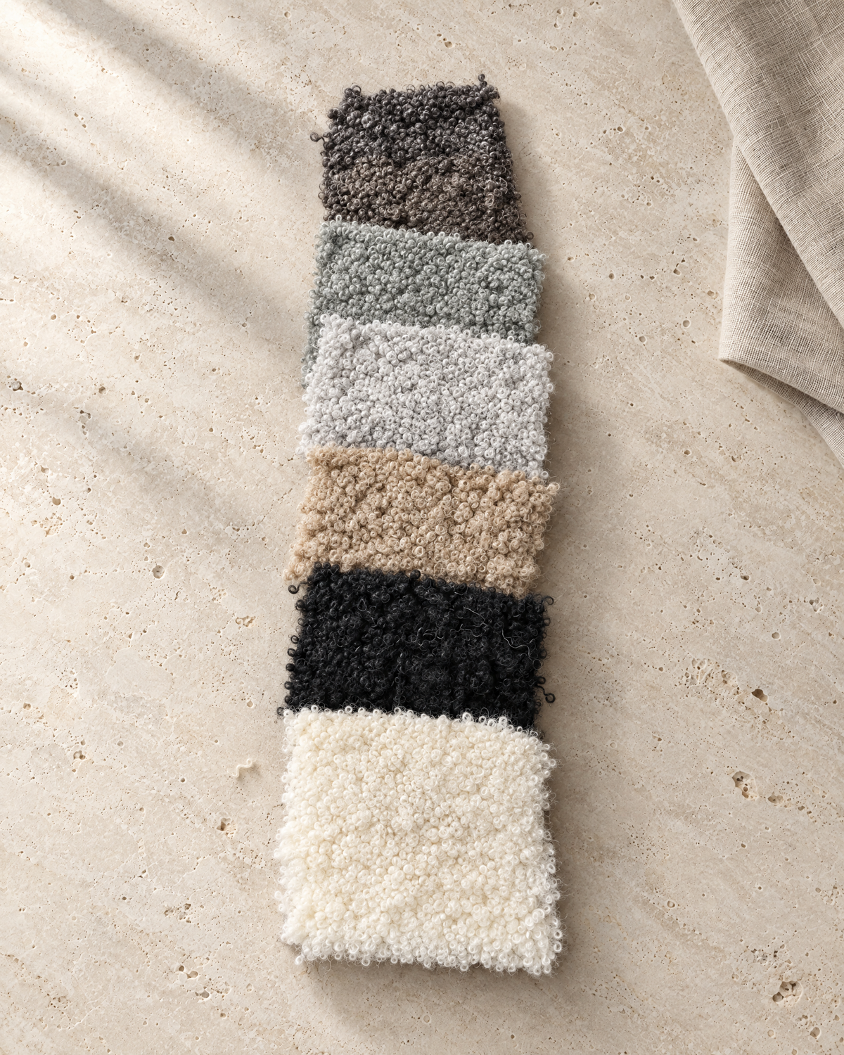 Colour Samples Short Wool