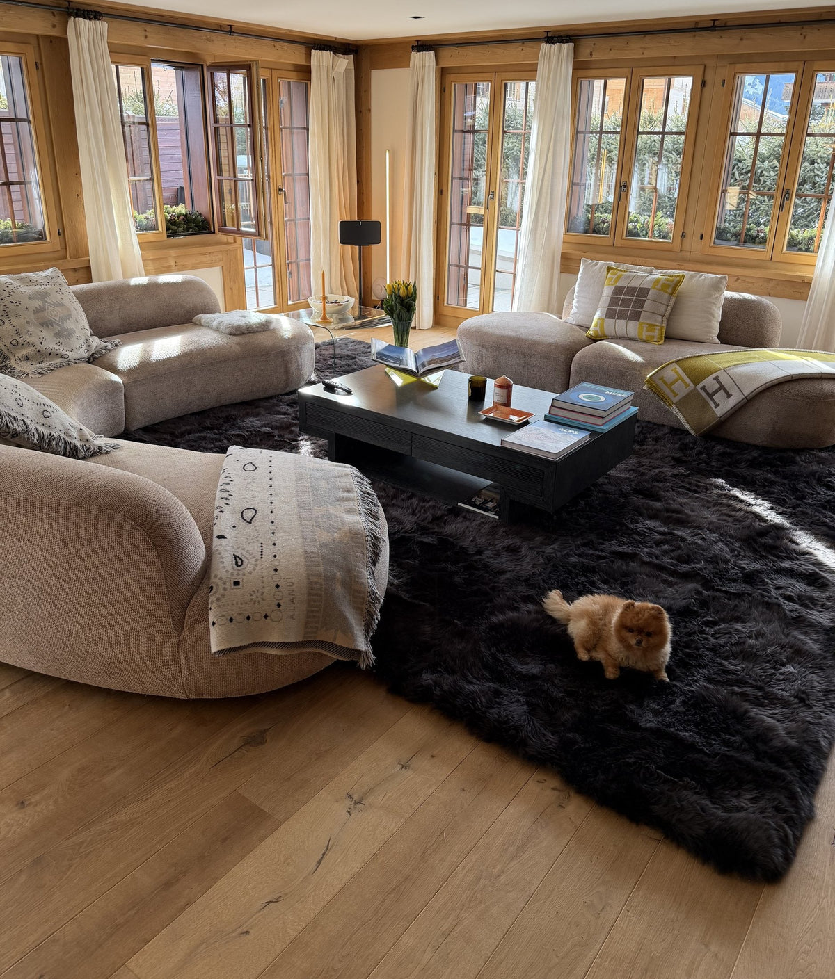 In the chalet